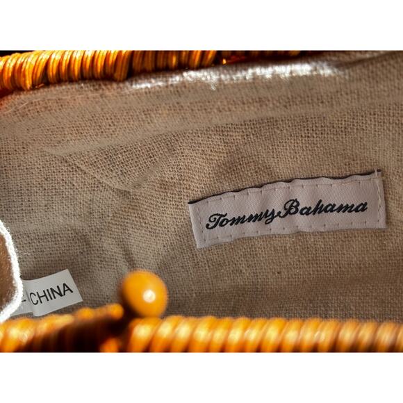 NWT Tommy Bahama Womens woven CrabShaped Wicker Handbag TikTok viral Coastal Fun - Picture 6 of 17